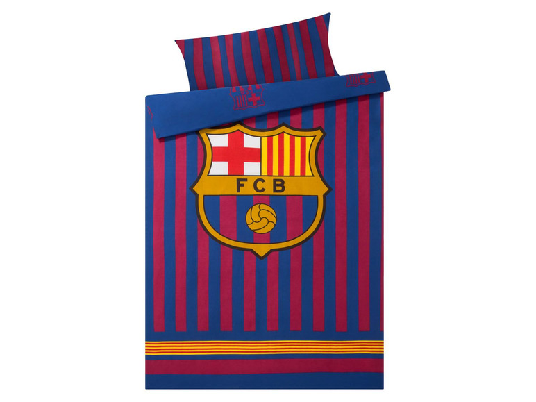  Zobrazit na celou obrazovku Ložní povlečení FC Barcelona Renforcé, 140 x 200, 70 x 90 cm - Obrázek 1