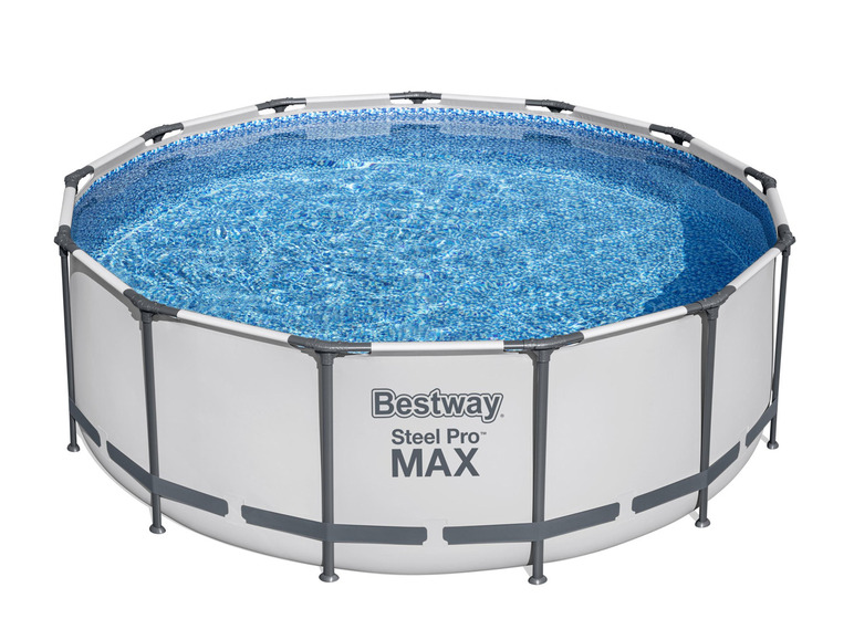  Zobrazit na celou obrazovku Bestway Bazén s ocelovým rámem Steel ProMAX™ s filtračním zařízením a bezpečnostními schůdky, Ø 3,96 x 1,22 m - Obrázek 5
