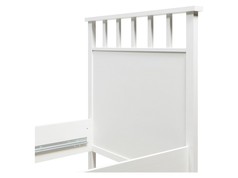  Zobrazit na celou obrazovku LIVARNO LIVING Rám postele Stockholm, 90 x 200 cm, bílý - Set component 1/2 - Obrázek 3