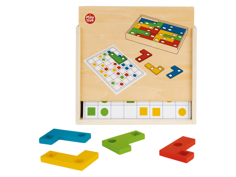  Zobrazit na celou obrazovku Playtive Dřevěná duhová motorická hračka Montessori - Obrázek 10