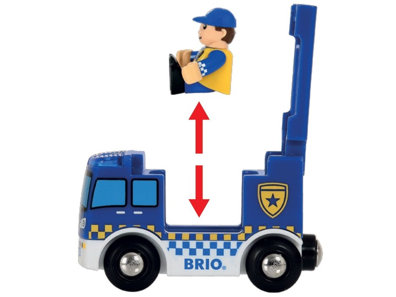  Zobrazit na celou obrazovku BRIO Policejní stanice se zásahovým vozem 33813 - Obrázek 4