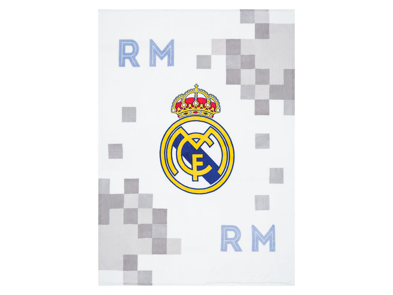  Zobrazit na celou obrazovku Hebká deka Real Madrid, 150 x 200 cm - Obrázek 1
