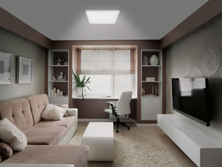  Zobrazit na celou obrazovku LIVARNO home Stropní / Nástěnné svítidlo stmívatelné, Ø 42 cm / 42 x 42 cm - Obrázek 10