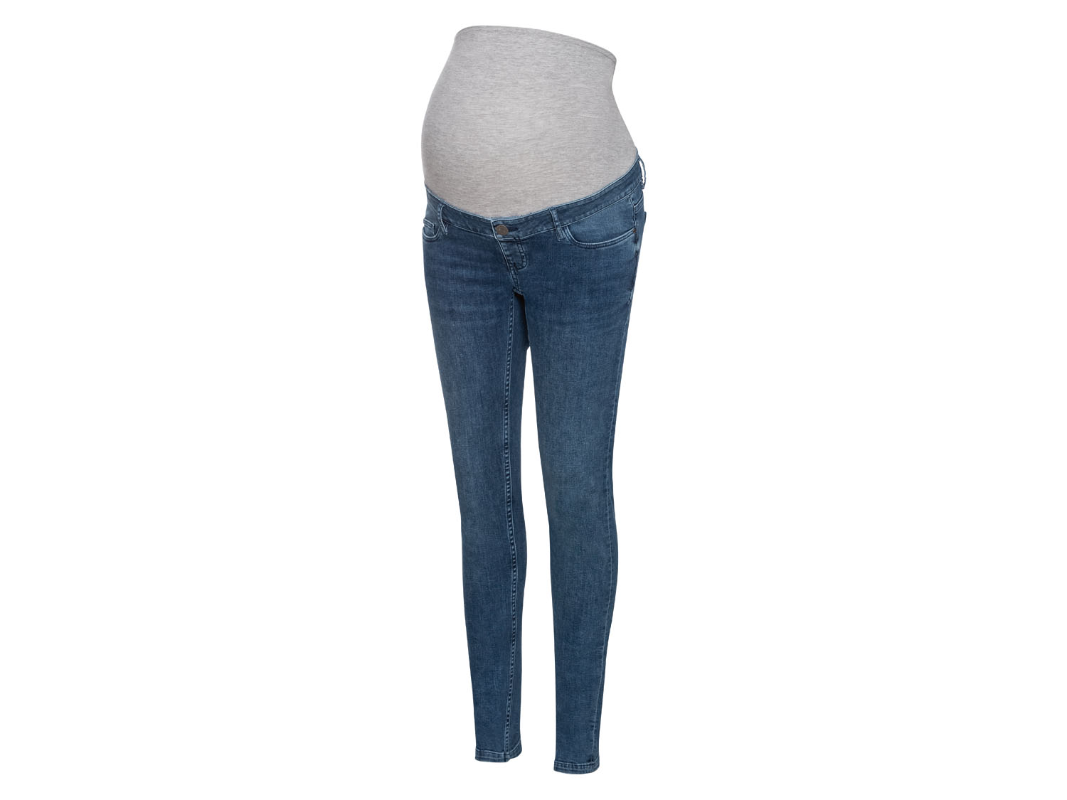 esmara® Dámské těhotenské džíny "Super Skinny Fit" (42, tmavě modrá)