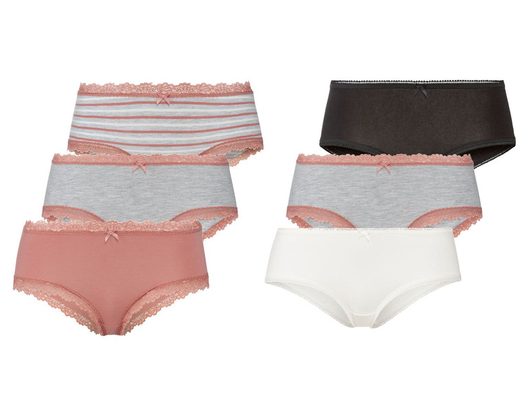  Zobrazit na celou obrazovku ESMARA® Lingerie Dámské kalhotky BIO, 3 kusy - Obrázek 1