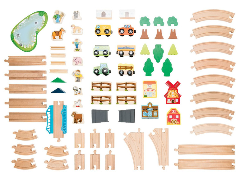  Zobrazit na celou obrazovku Playtive Dřevěná železnice - Obrázek 13