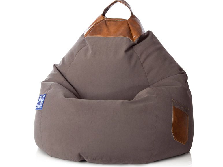Sitting Point Sedací vak Beanbag Jamie (hnědá, XXL (300 l))