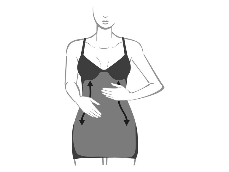  Zobrazit na celou obrazovku ESMARA® Lingerie Dámské tvarující šaty - Obrázek 17