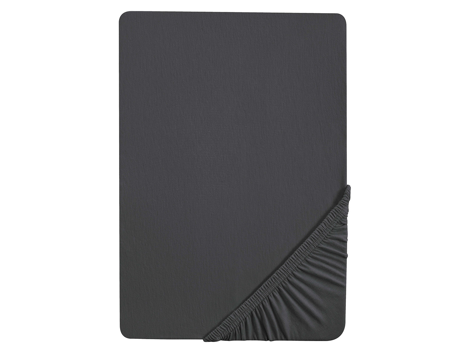 Biberna Žerzejové napínací prostěradlo (180-200 x 200 cm, titan)