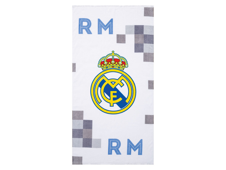  Zobrazit na celou obrazovku Osuška Real Madrid, 70 x 140 cm - Obrázek 1
