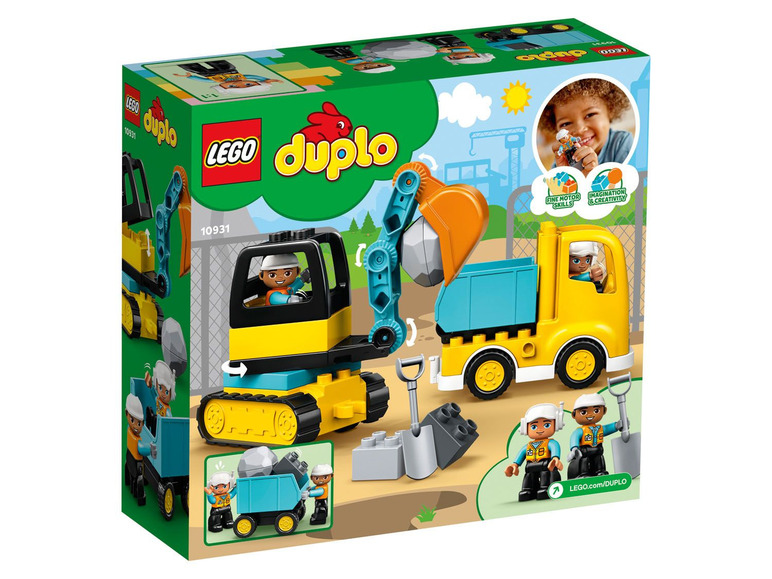  Zobrazit na celou obrazovku LEGO® DUPLO® 10931 Náklaďák a pásový bagr - Obrázek 2