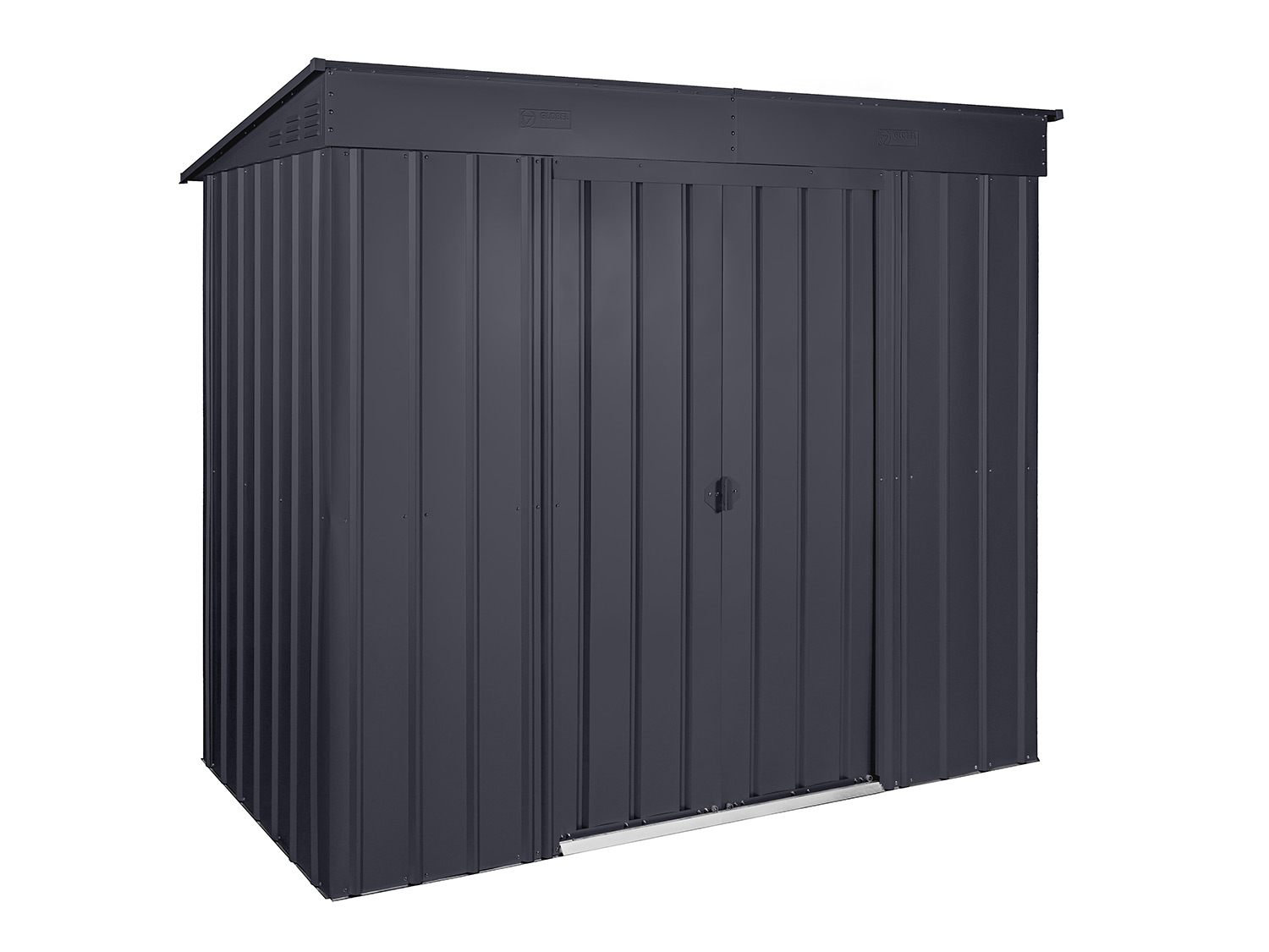 Globel Zahradní přístřešek Skillion (antracitová, 84cm)