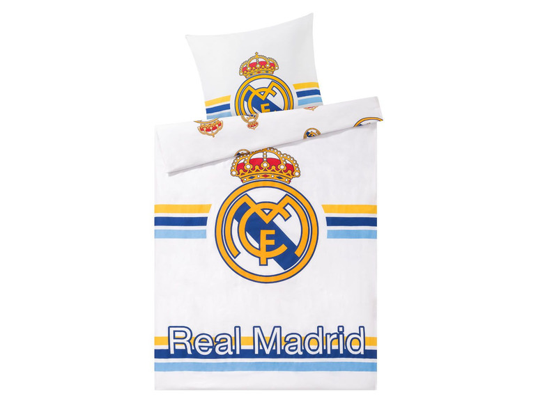  Zobrazit na celou obrazovku Ložní povlečení Real Madrid, 140 x 200 cm, 70 x 90 cm - Obrázek 1