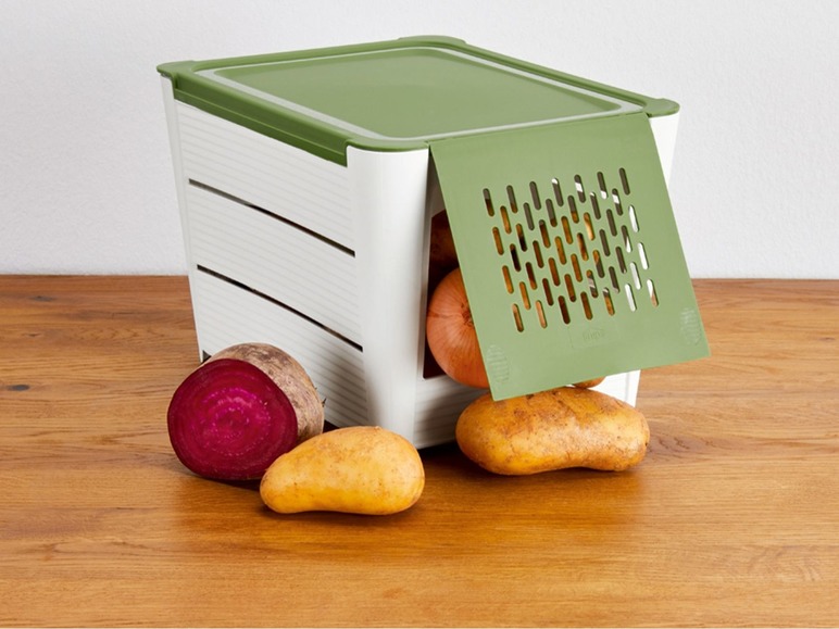  Zobrazit na celou obrazovku ERNESTO® Box na uchovávání zeleniny / odstředivka na salát / nádoba na kuchyňské odpadky - Obrázek 3