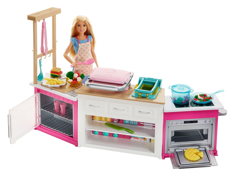  Zobrazit na celou obrazovku Barbie Sada kuchyně snů s panenkou - Obrázek 1