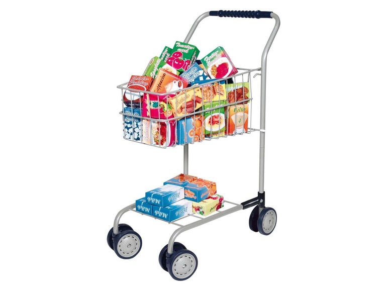  Zobrazit na celou obrazovku Bayer Design Dětský nákupní vozík se zbožím - Obrázek 1