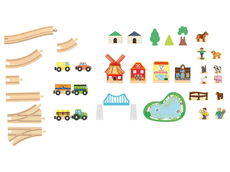 Zobrazit na celou obrazovku Playtive Dřevěná železnice - Obrázek 14