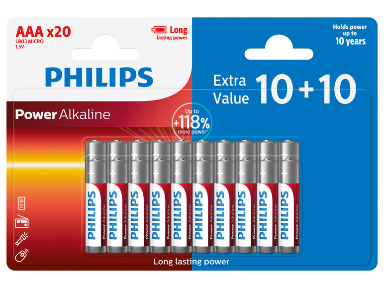  Zobrazit na celou obrazovku PHILIPS Power Alkaline baterie - Obrázek 3