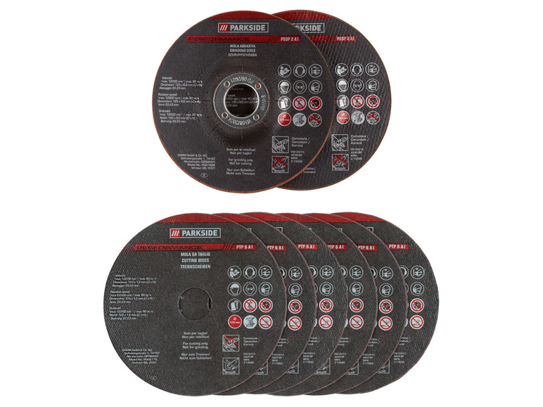  Zobrazit na celou obrazovku PARKSIDE PERFORMANCE® Řezný kotouč PTP 6 A1 / Hrubovací kotouč PSSP 2A1 - Obrázek 1