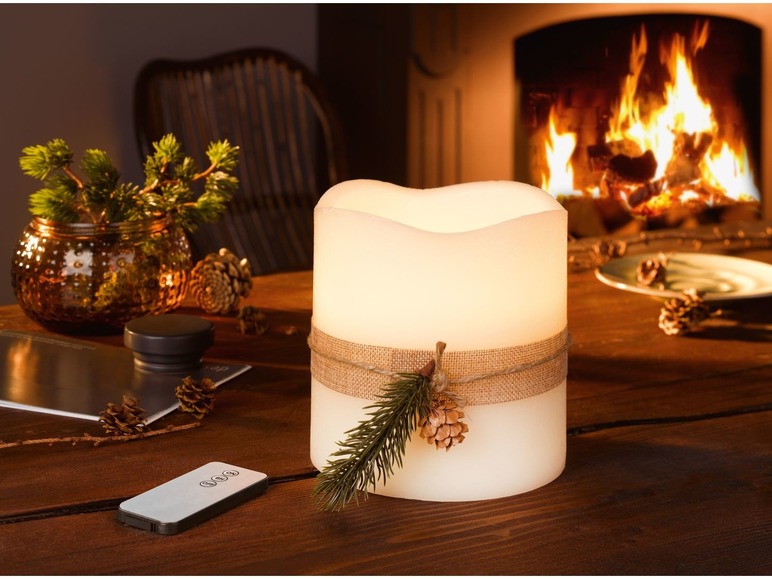  Zobrazit na celou obrazovku Melinera LED svíčka z přírodního vosku - Obrázek 7