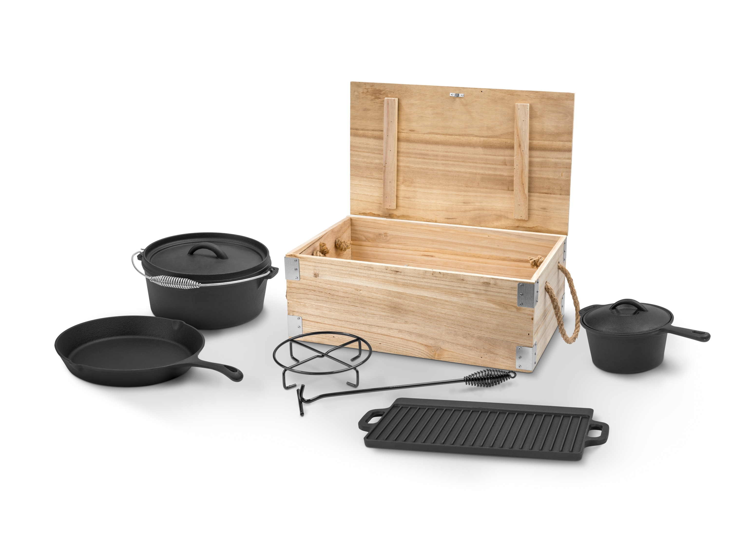 GRILLMEISTER Sada s holandskou troubou, 7dílná