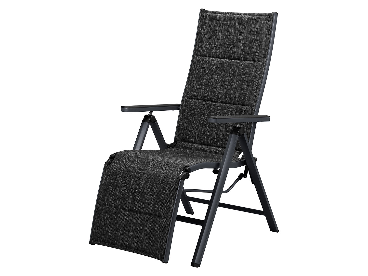 Livarno® Hliníkové relaxační křeslo Toronto, antracitová