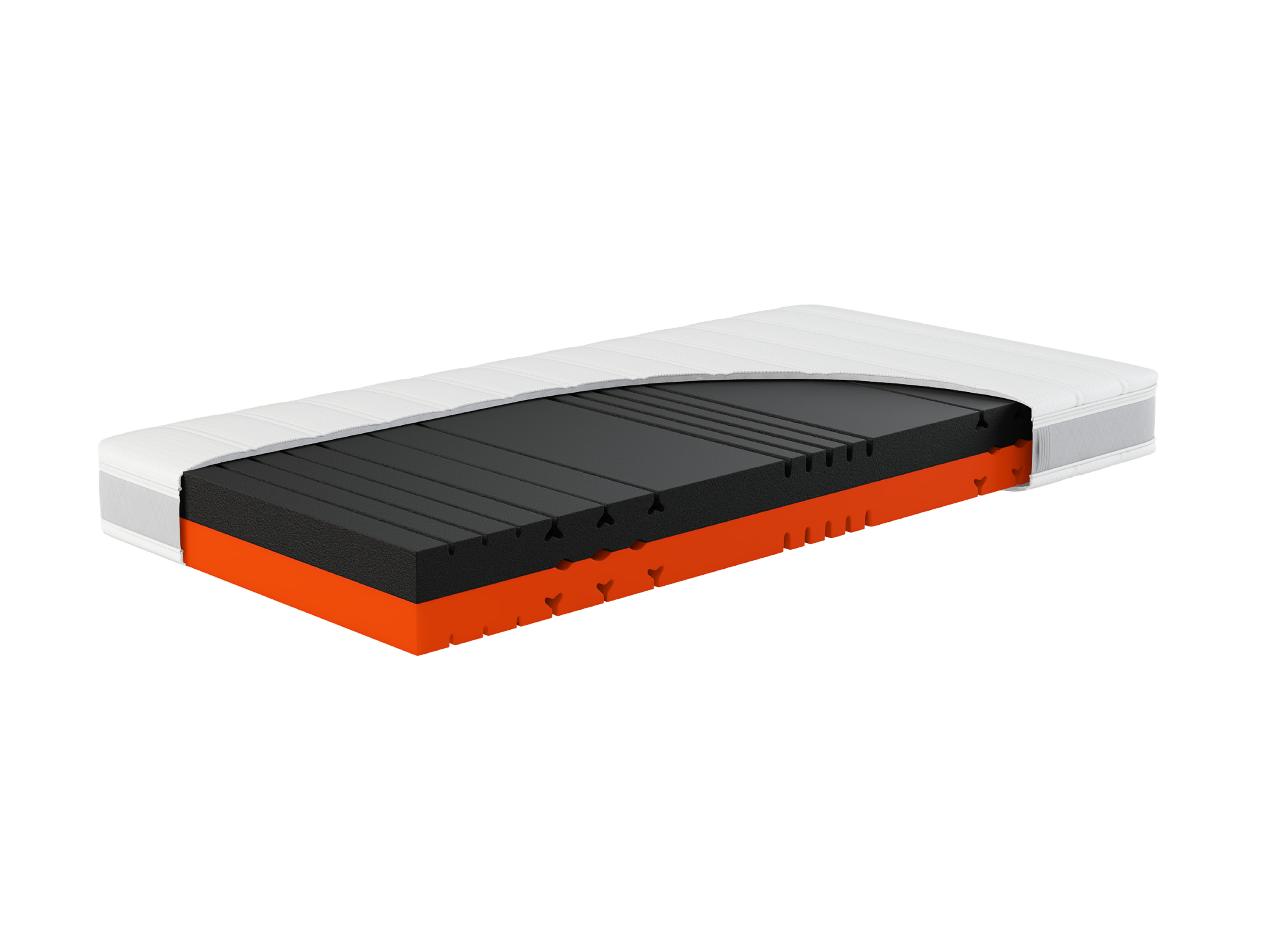 Hn8 Schlafsysteme 7-zónová matrace ze studené pěny Sleep Balance s možností otáčení. (H2/H3, 140 x 200 cm)