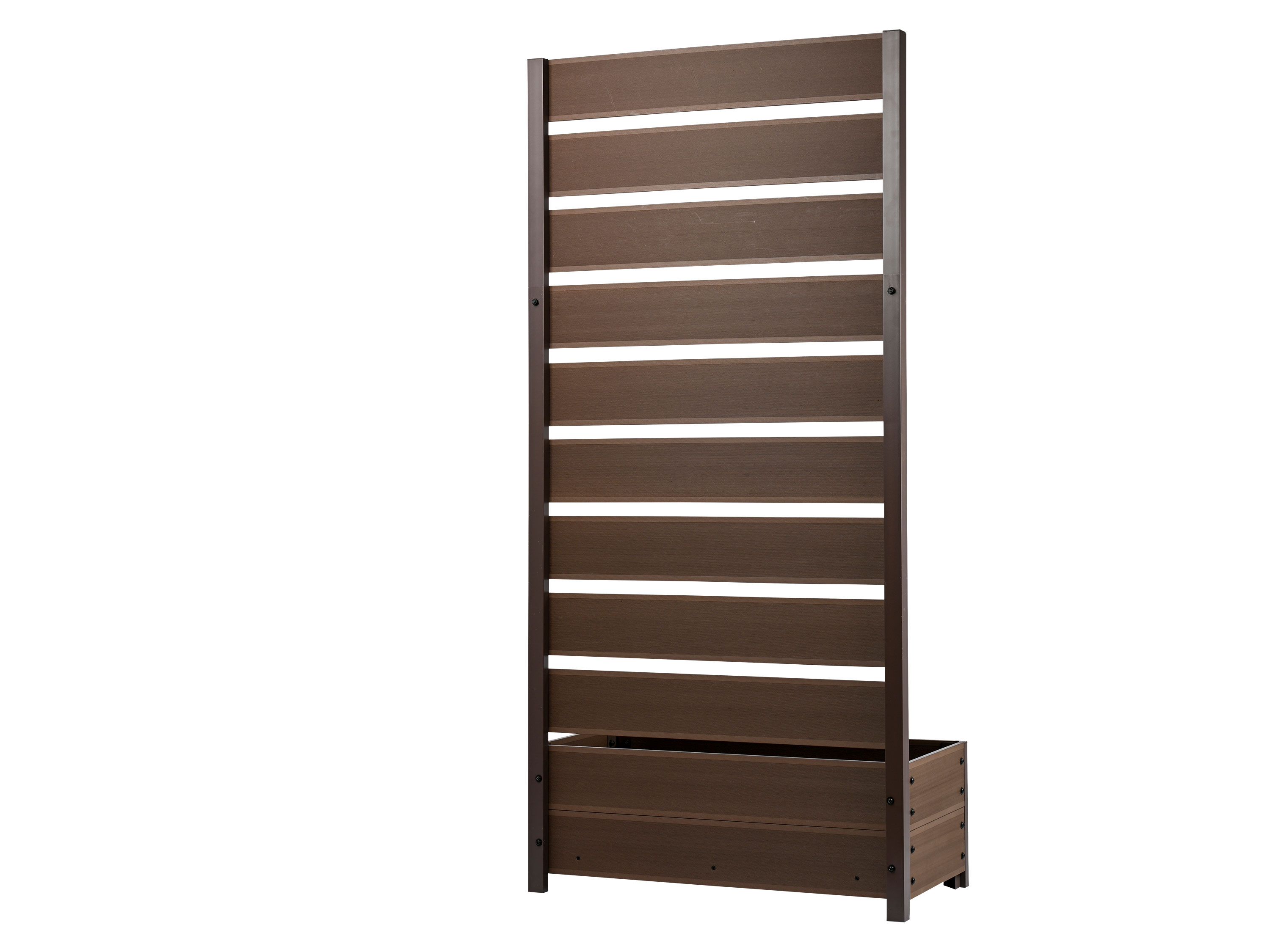 dobar Květinový truhlík s mřížkou (stříbrnošedá)