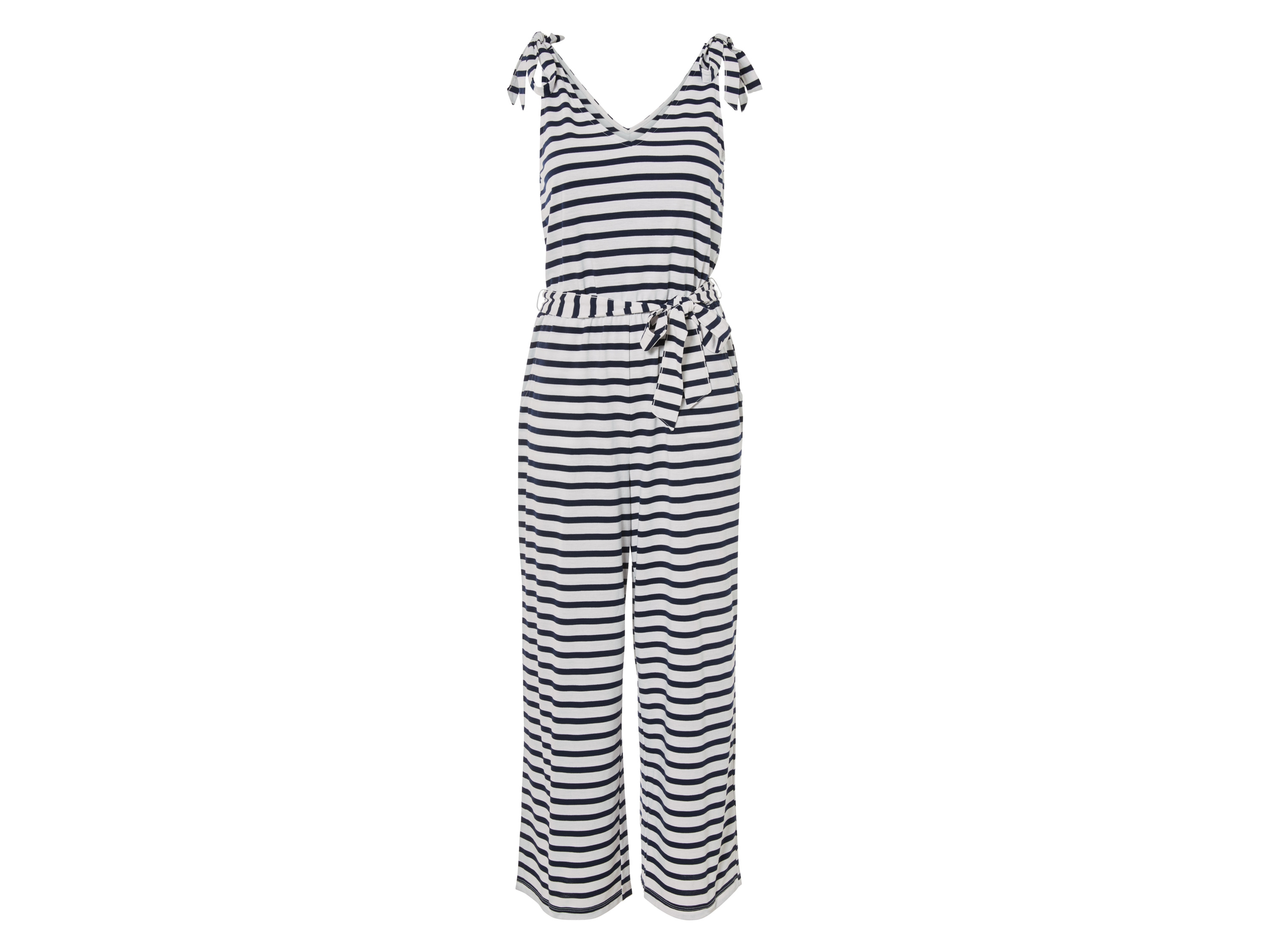 esmara® Dámský overal (bílá / navy modrá, M (40/42))