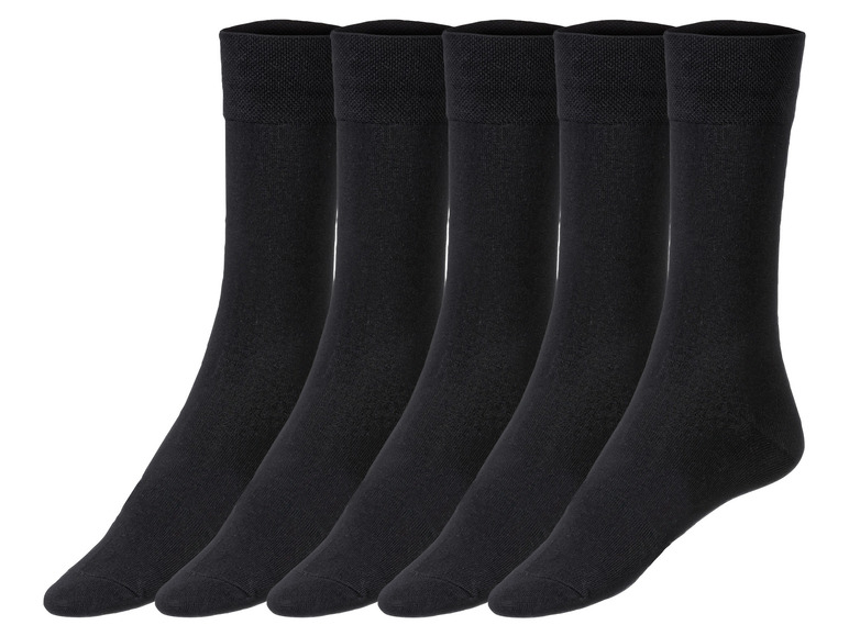  Zobrazit na celou obrazovku LIVERGY® Pánské ponožky s BIO bavlnou, 5 párů - Obrázek 2