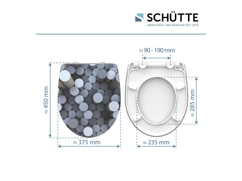  Zobrazit na celou obrazovku Schütte Záchodové prkénko se zpomalovacím mechanismem - Obrázek 74