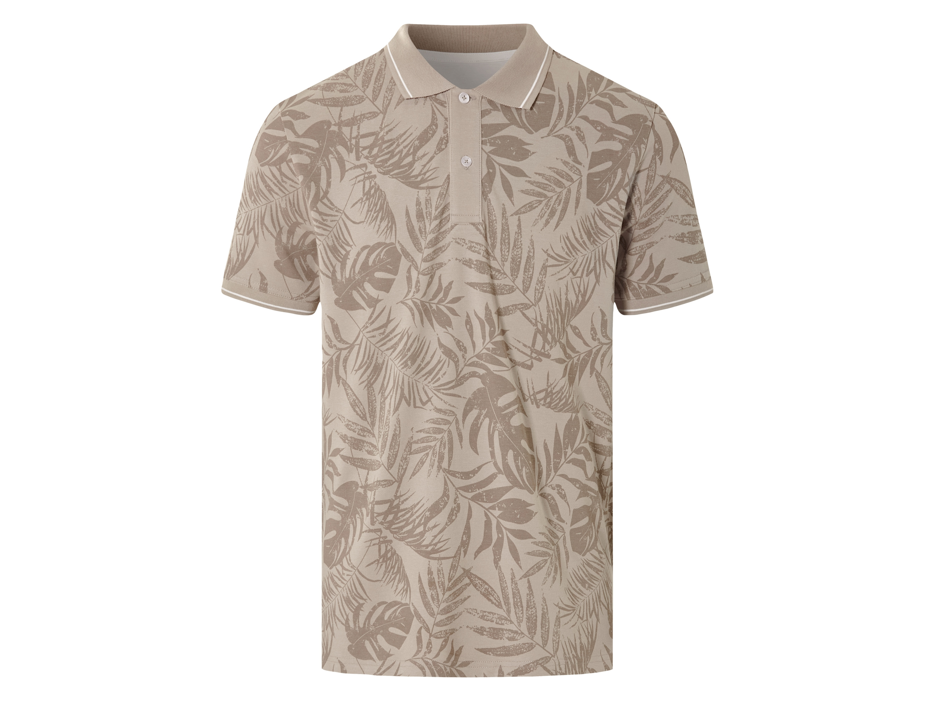 Livergy® Pánské polotriko "Regular Fit" (bílá/zelená, XL (56/58))