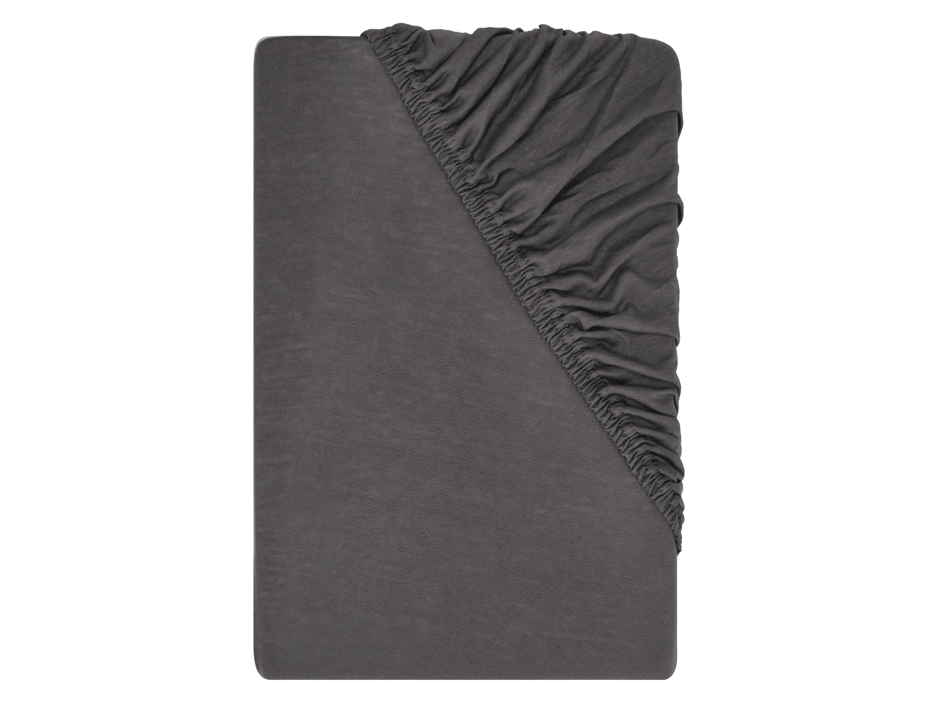 Livarno® Žerzejové napínací prostěradlo, 180-200 x 200 cm (šedá)