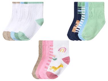 lupilu® Dětské ponožky s BIO bavlnou, 5 párů