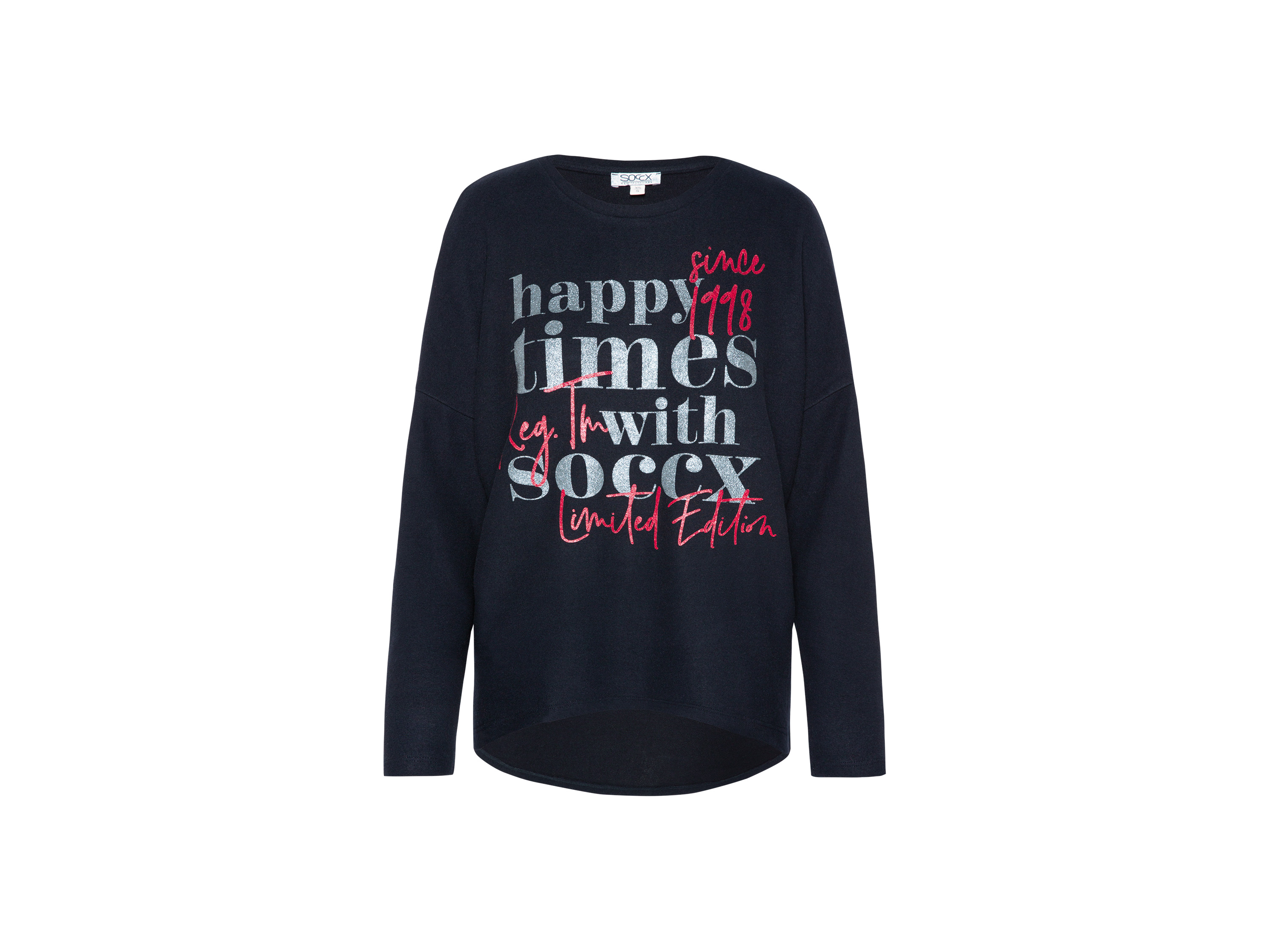 Soccx Dámský fleecový svetr (modrá / navy modrá, Xl/Xxl)