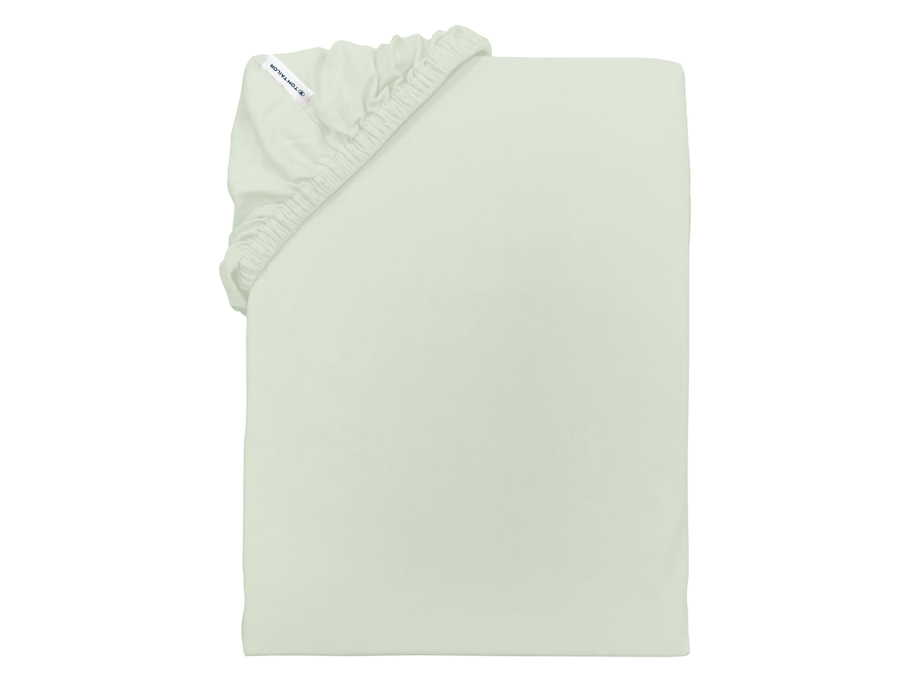 TOM Tailor Jersey napínací prostěradlo, 140-160 x 200 cm. (zelená)