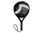 Černobílá padel raketa Crivit.