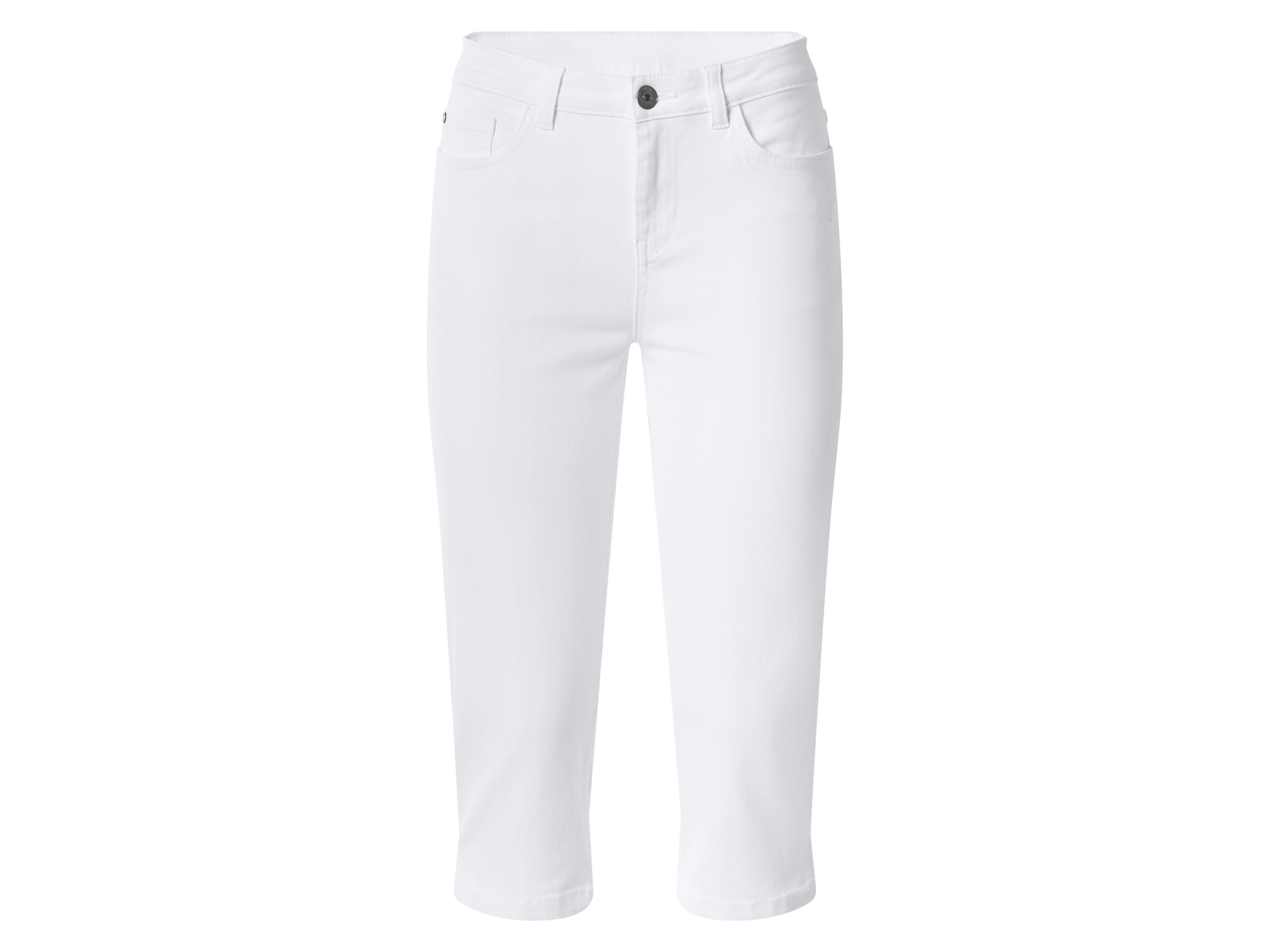 esmaraÂ® DĂˇmskĂ© capri dĹľĂny "Skinny Fit" (bĂlĂˇ, 36)