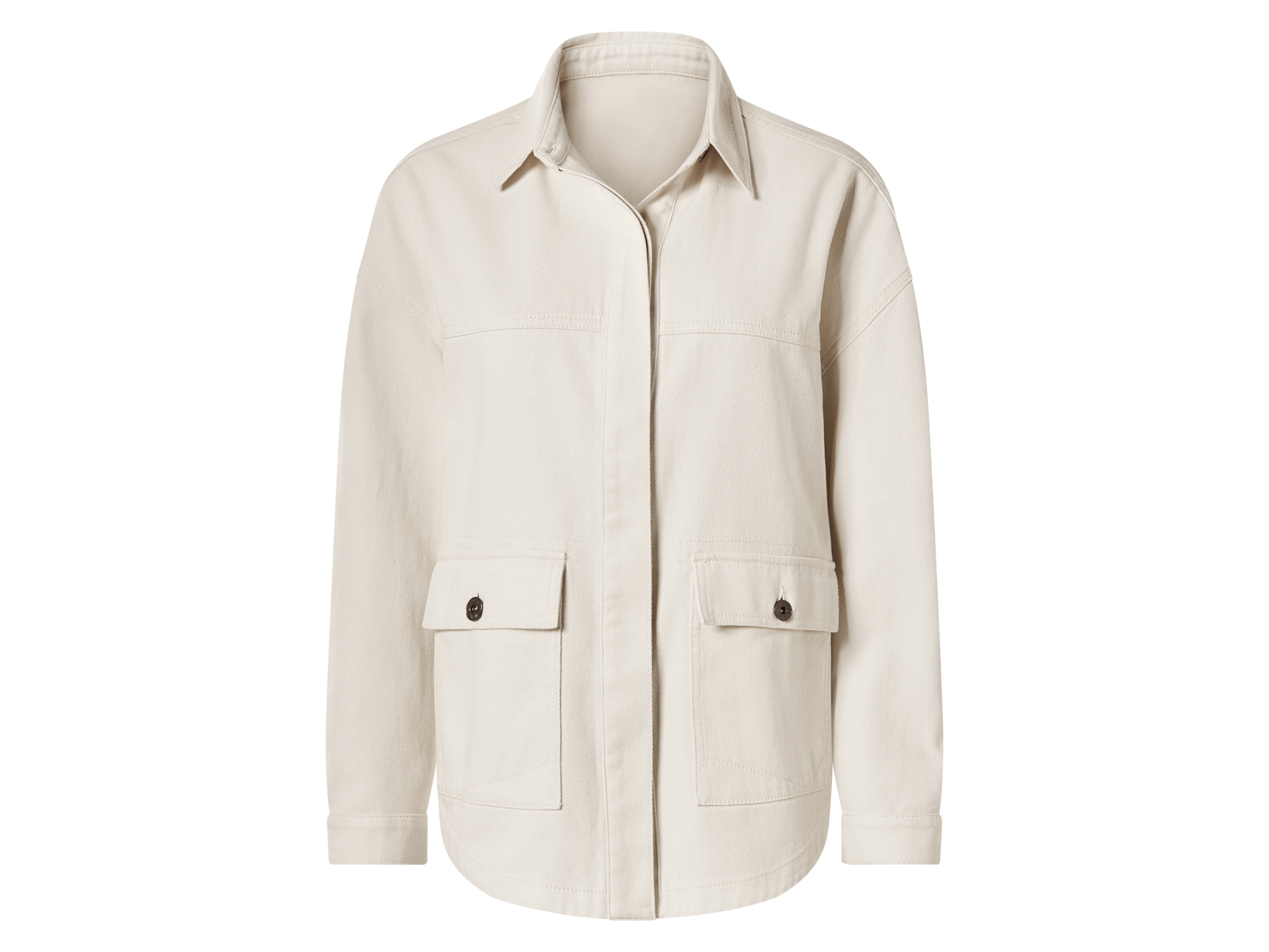 esmara® Dámská džínová bunda (bílá, 34)