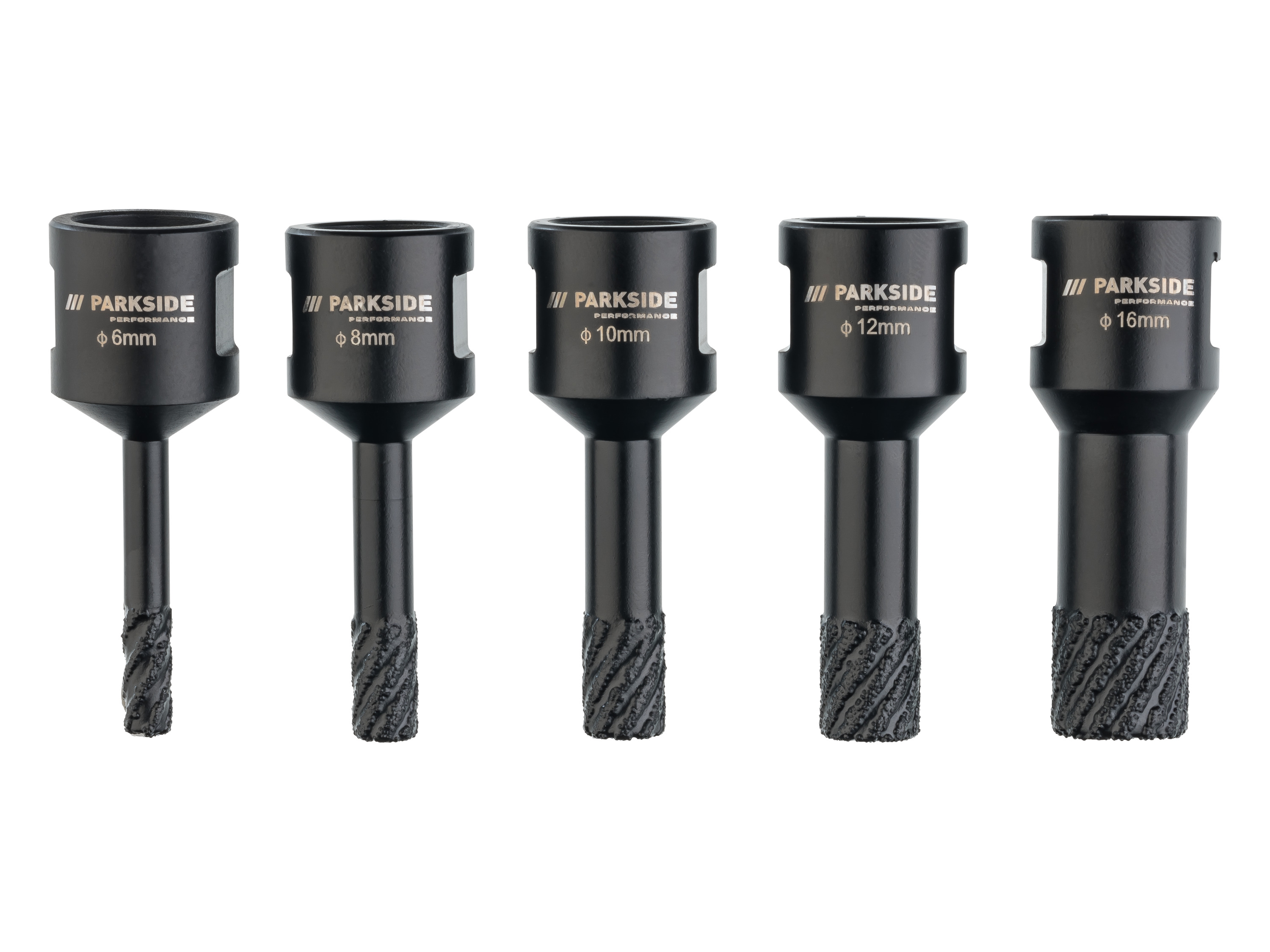 Parkside Performance® Diamantové vrtací korunky (vrtací korunky Ø 6,8,10,12,16 mm)
