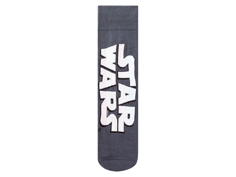 Šedé ponožky s logem Star Wars.