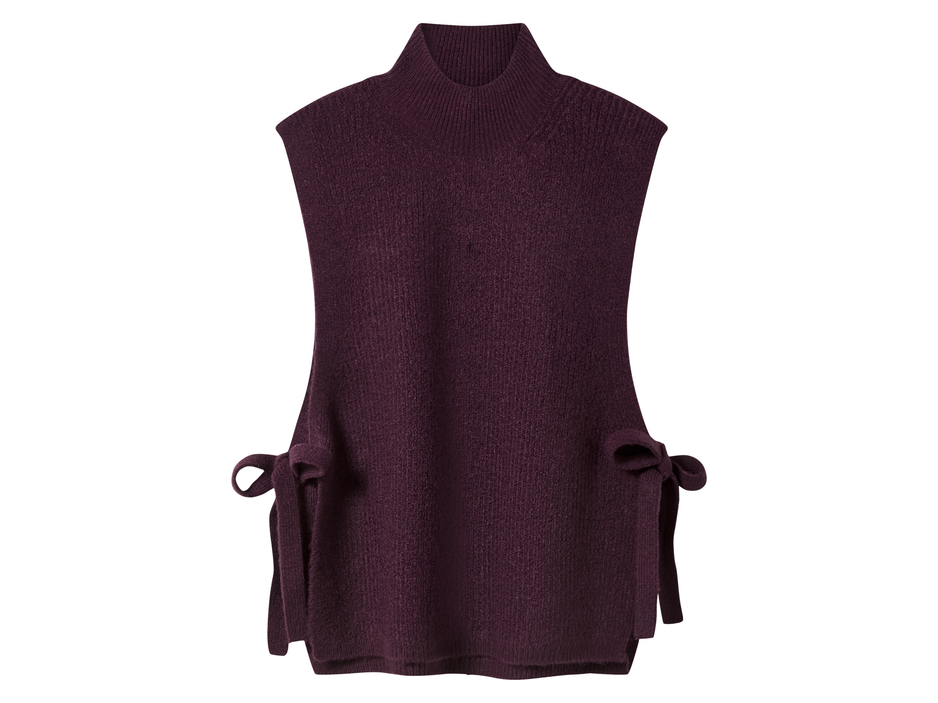 esmara® Dámský pletený svetr bez rukávů (lila fialová, M(40/42))