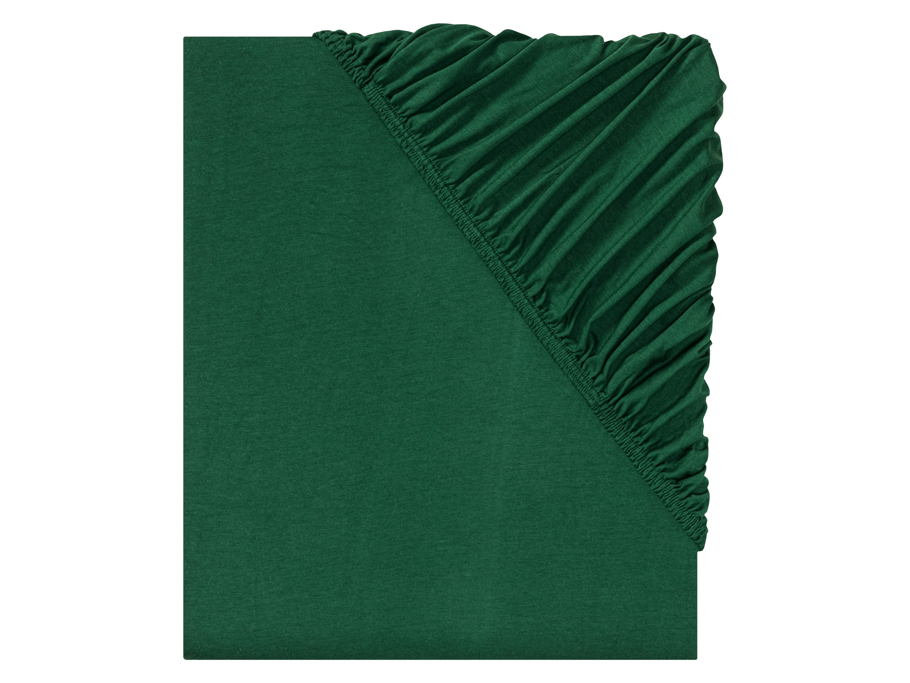 Livarno home Žerzejové napínací prostěradlo, 180-200 x 200 cm (zelená)