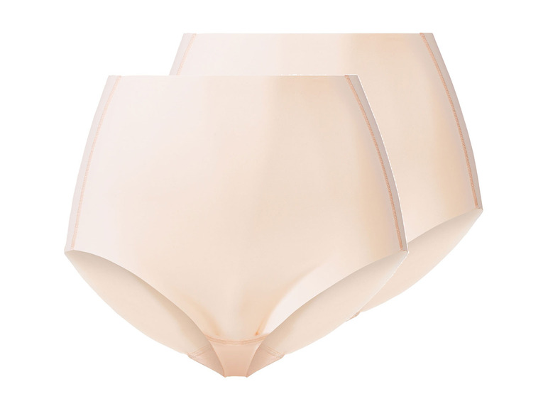 esmara Dámské tvarující kalhotky, 2 kusy (XL (48/50), béžová)