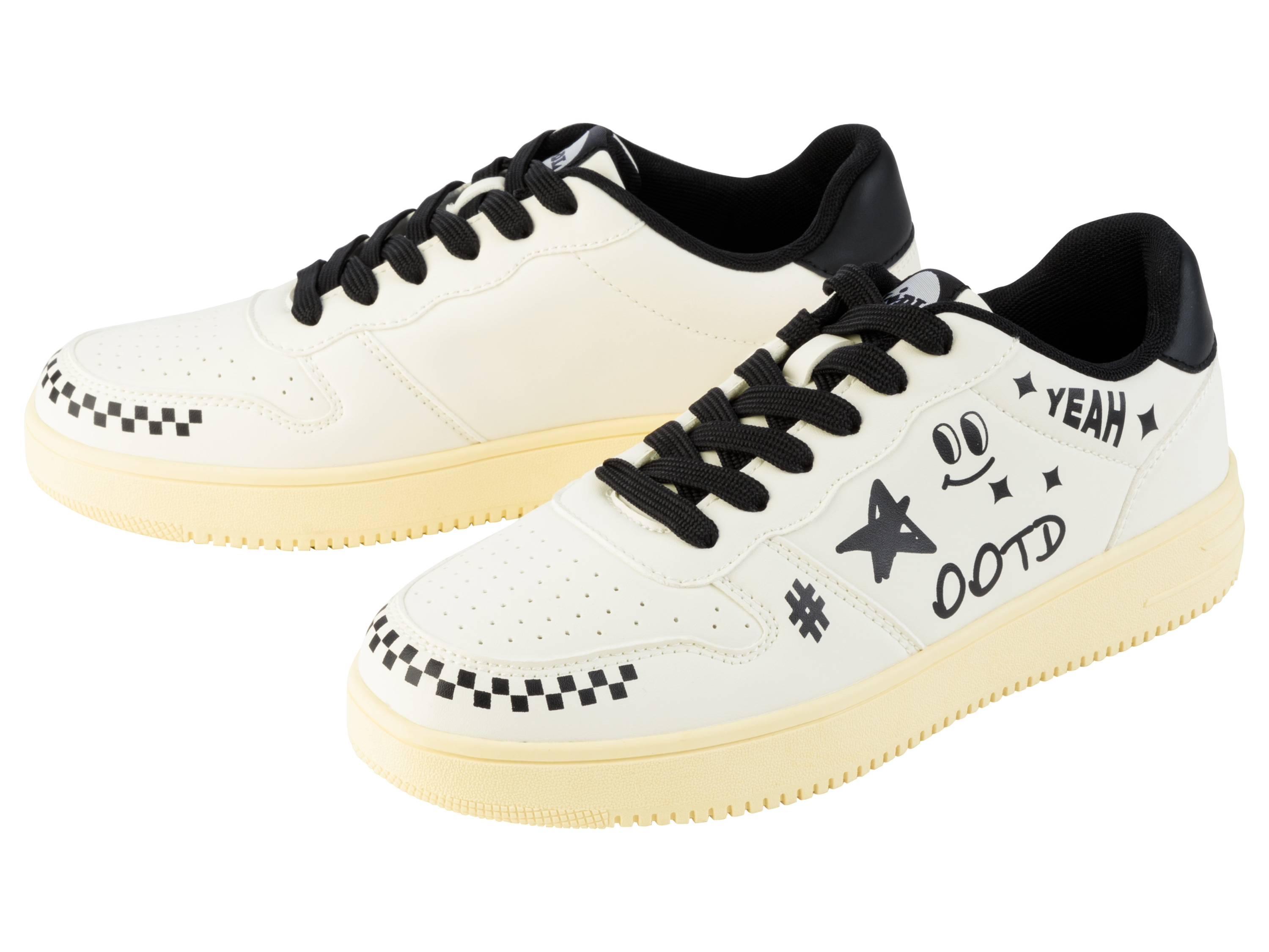 Dámská / Pánská obuv "Sneaker" Lidl (bílá/černá, 45)