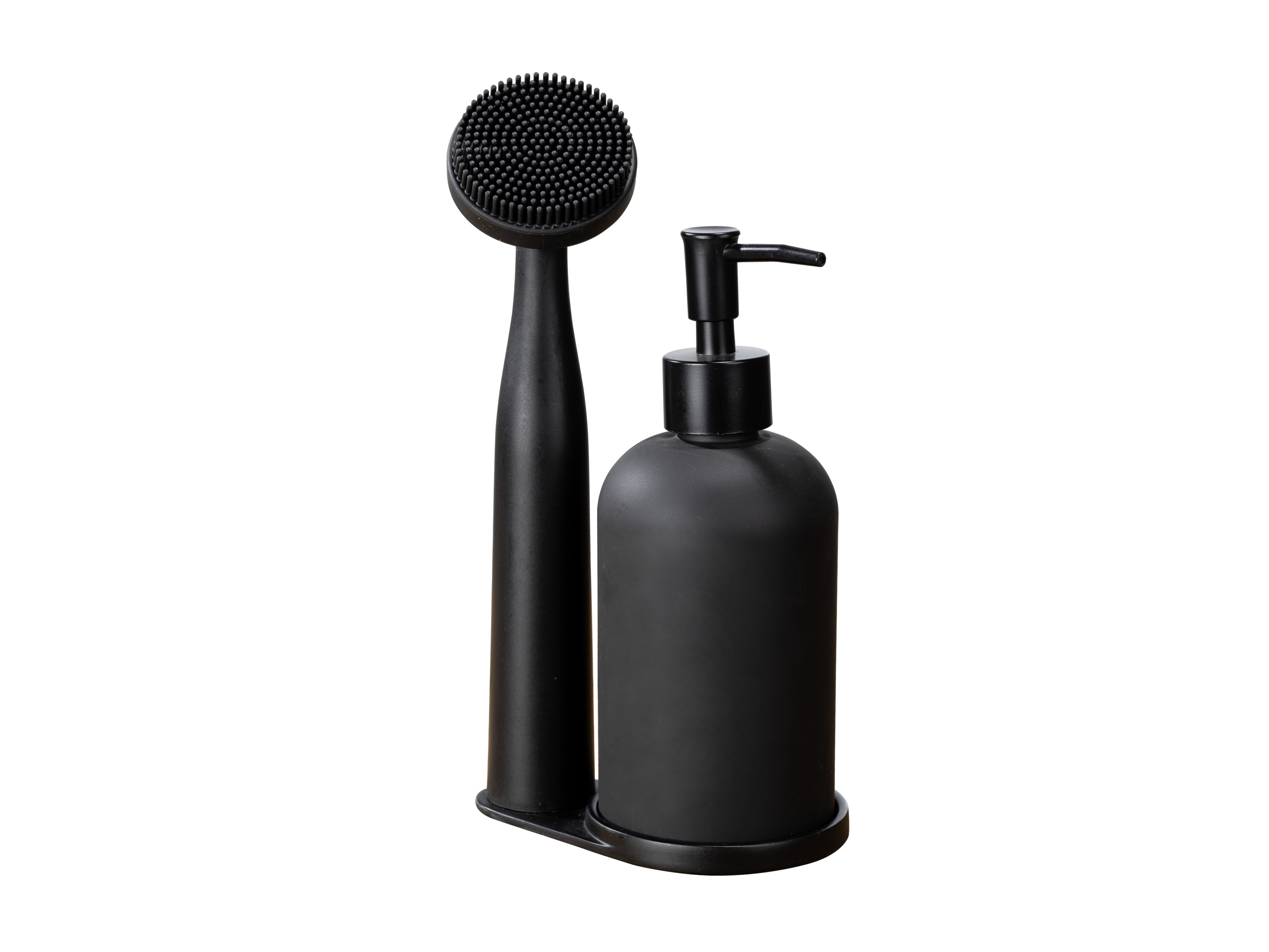 Kuchyňský set, dávkovač 400 ml a štětka, Piedo, WENKO černá