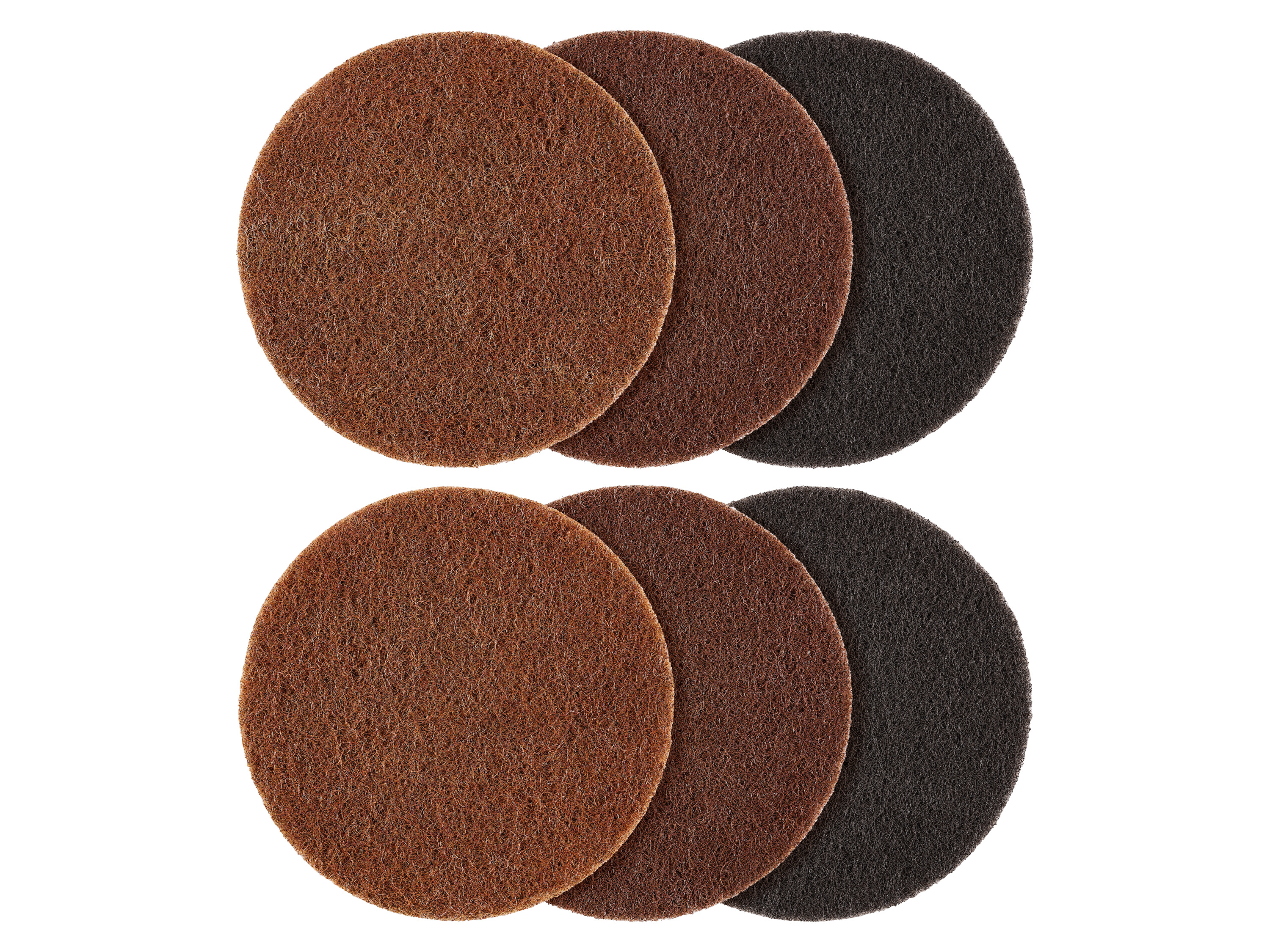 Parkside® Příslušenství k úhlové brusce, Ø 125 mm (brusné kotouče z netkané textilie, 6dílná sada)