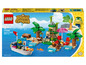 LEGO Animal Crossing sada s plavbou na lodi na ostrov Kapp'n.