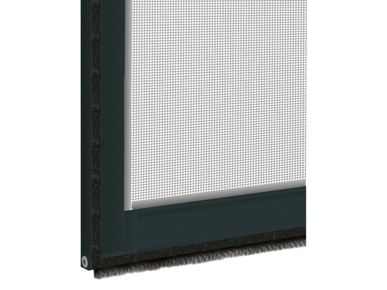  Zobrazit na celou obrazovku LIVARNO® Hliníkový dveřní rám se síťkou proti hmyzu + Sada upínacích adaptérů pro síť proti hmyzu do dveří, 3dílná, antracitová - Obrázek 3