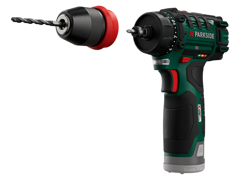  Zobrazit na celou obrazovku PARKSIDE® Aku vrtací šroubovák PBSA 12 D4, 2,5 Ah - Obrázek 6